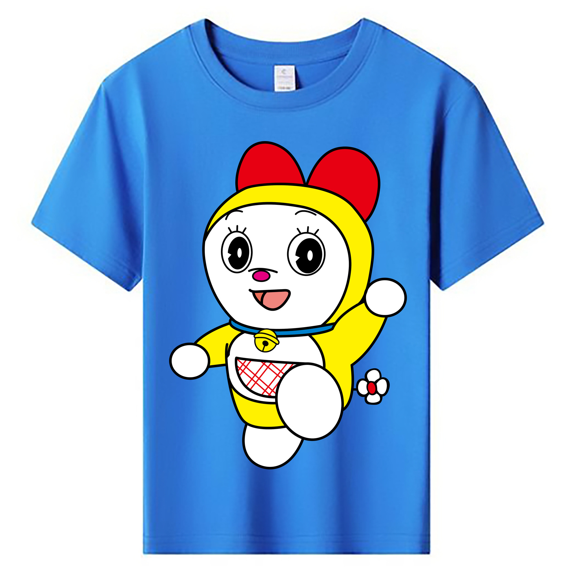 （画像用） ドラえもん ドラミ Doraemon Dorami 綿100％キッズTシャツ（フロントプリント）